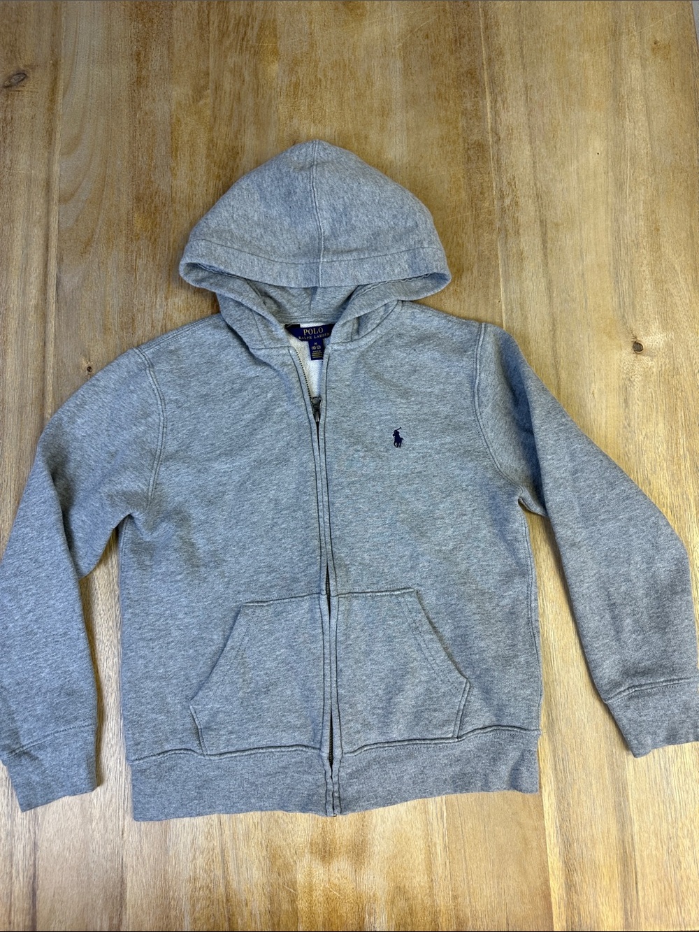 Polo by Ralph Lauren Heather Gray Full-Zip Hoodie